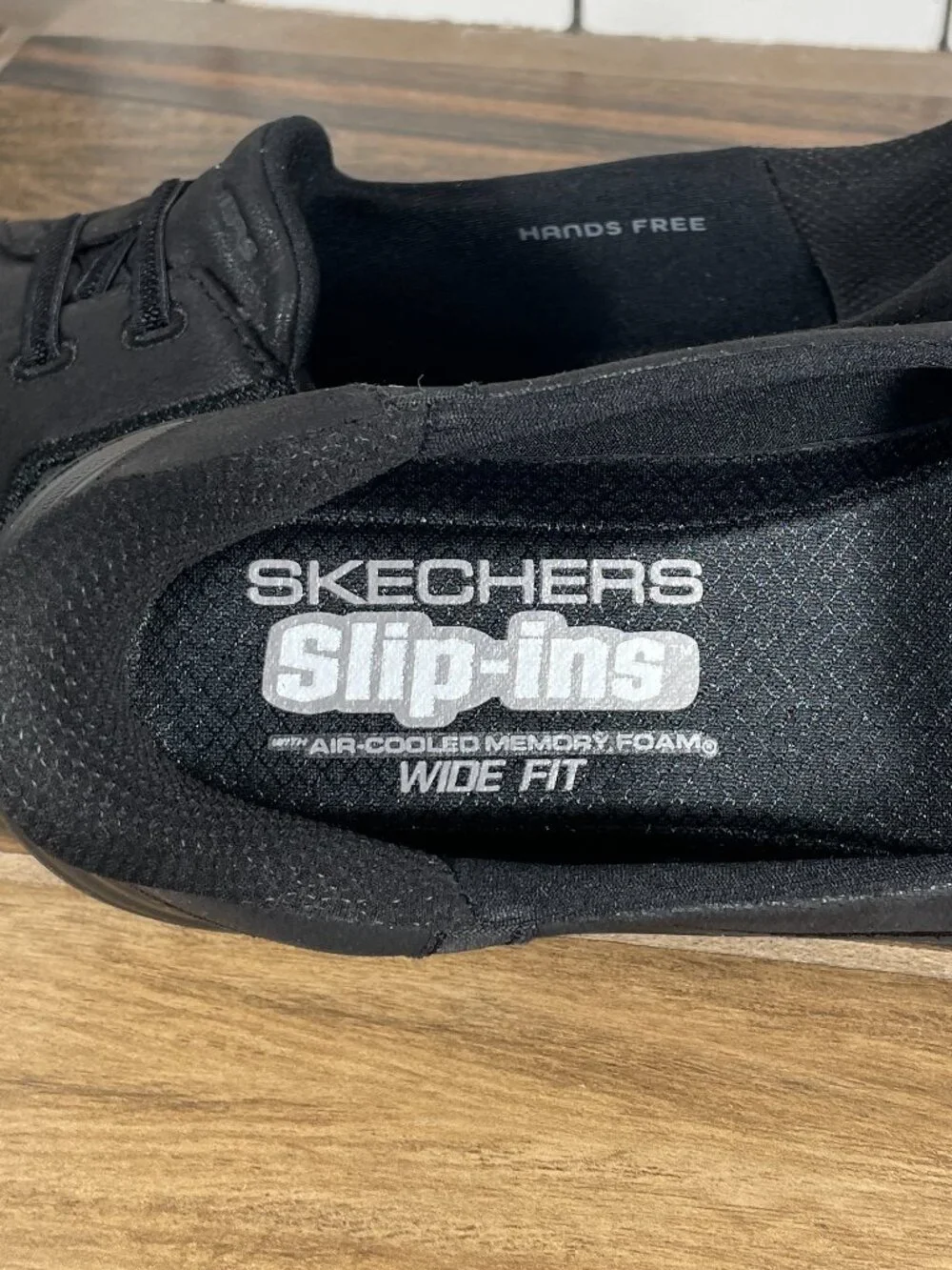 Skechers Slip-ins On The GO Flex Source Shoes Womens Sz 7 Wide Black Hands Free